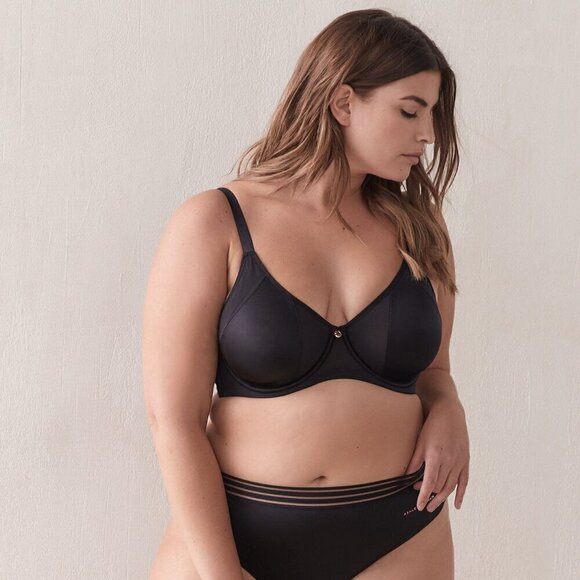 NWT ASHLEY GRAHAM | Fatal Attraction Soft Cup Bra Unlined Underwire | Sz. 34H - Picture 1 of 13
